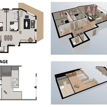 De Charme Avec Cheminee Et Grande Mezzanine A - Fr-1-694-189 Apartment Val-d'Isere
